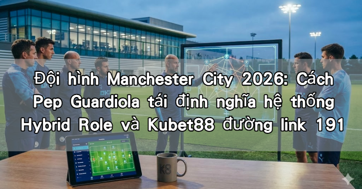 Đội hình Manchester City 2026: Cách Pep Guardiola tái định nghĩa hệ thống Hybrid Role và Kubet88 đường link 191